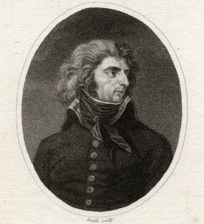 Karl XIV (1783-1844) Kung av Sverige och Norge (1818-44) graverad av Heath, från 
