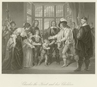 Karl den Förste med sina barn av English School