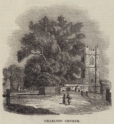 Charlton Church (gravyr) av English School