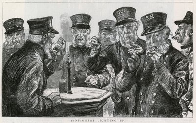 Chelsea Pensioners lyser upp av English School