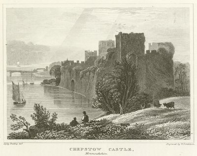 Chepstow Castle, Monmouthshire (gravyr) av English School