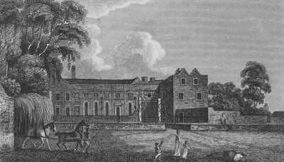 Cheshunt House, Hertfordshire (gravyr) av English School