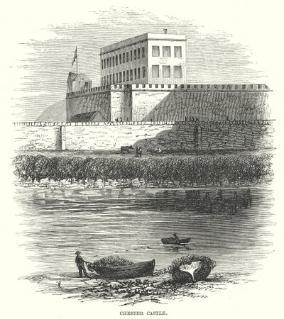 Chester Castle (gravyr) av English School