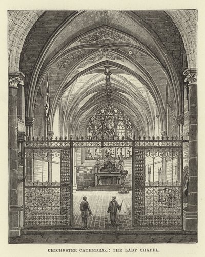 Chichester Cathedral, Lady Chapel av English School
