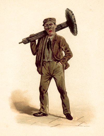 Skorstensfejare (chromolitho) av English School