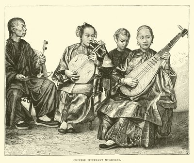 Kinesiska ambulerande musiker av English School