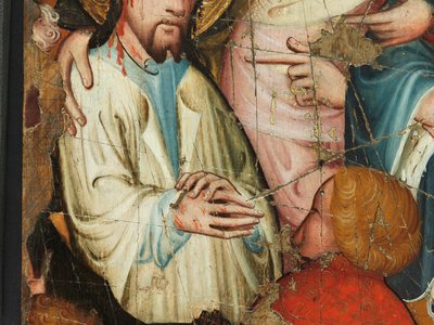 Kristus före Pilatus (detalj) av English School