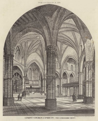 Christ Church, Lambeth (gravyr) av English School