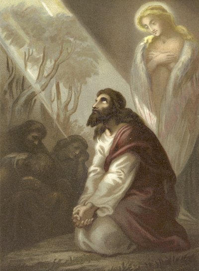 Kristus i Getsemane trädgård av English School