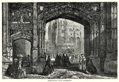 Christchurch Gate, Canterbury (gravyr) av English School