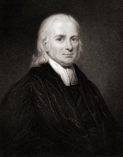 Christian Friedrich Schwartz (1726-96) från Gallery of Portraits, publicerad 1833 av English School