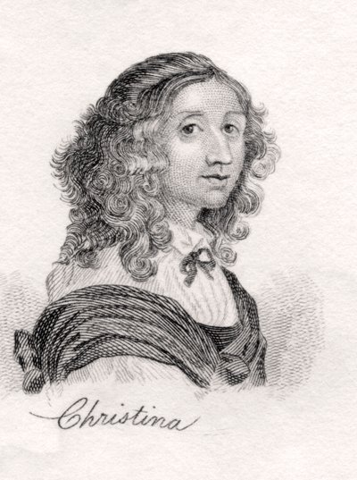 Christina of Sweden, från Crabbs Historical Dictionary, publicerad 1825 av English School