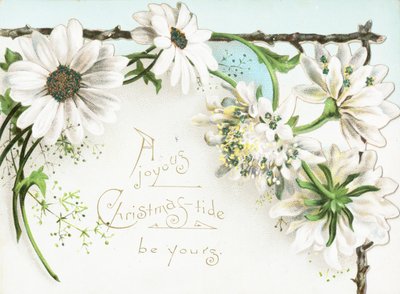 Julblommor, julkort av English School