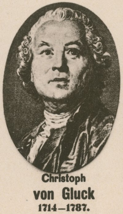 Christoph von Gluck (gravyr) av English School