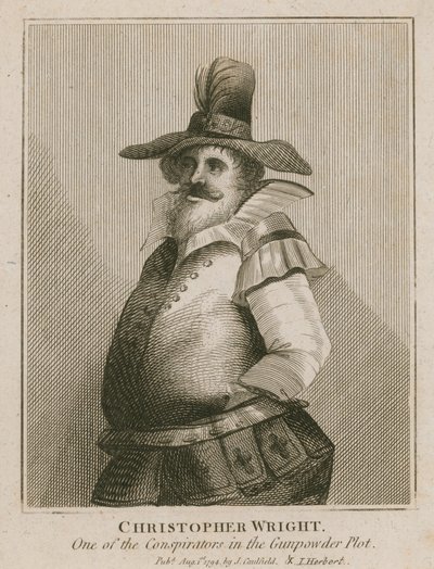 Christopher Wright, en av konspiratörerna i Gunpowder Plot av English School