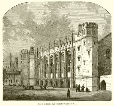 Christs Hospital, grundat av Edward VI av English School