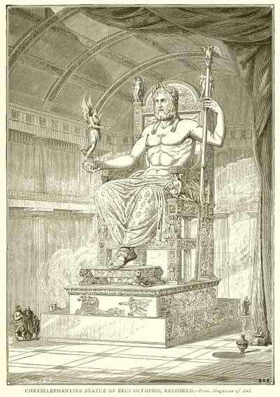 Chryselefantine Statie av Zeus Olympios, Restorid av English School