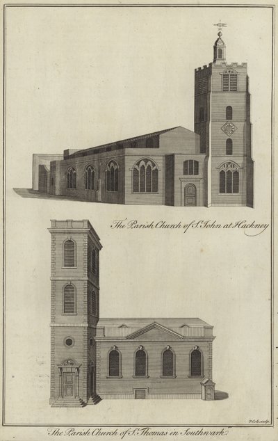 Church of St John, Hackney och Church of St Thomas, Southwark av English School