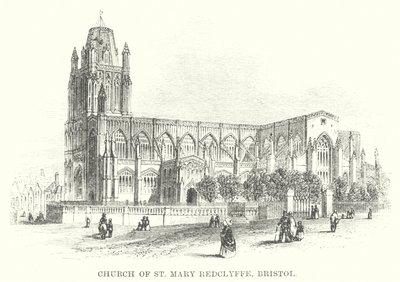 Kyrkan St Mary Redclyffe, Bristol (gravyr) av English School