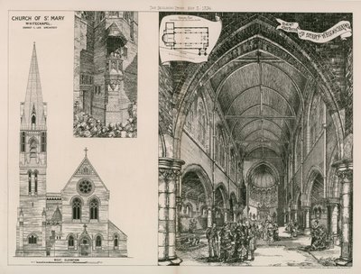 Church of St Mary i Whitechapel av English School
