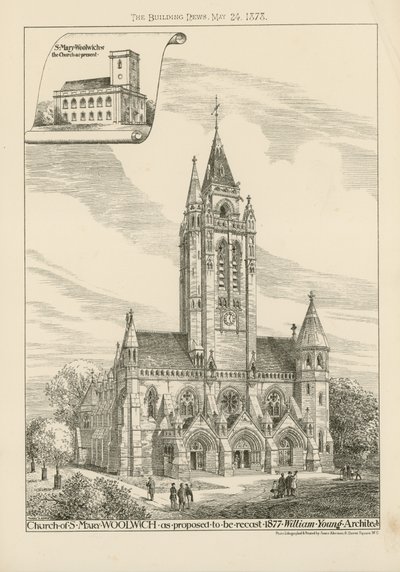 Church of St Mary i Woolwich av English School