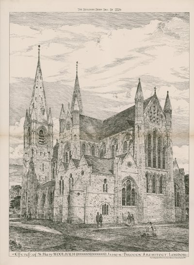 Church of St Mary i Woolwich av English School