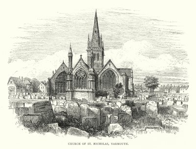 St Nicholas kyrka, Yarmouth (gravyr) av English School