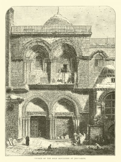Heliga gravens kyrka i Jerusalem av English School