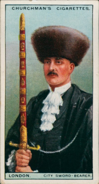 Stadt London, Ein Stadtschwertträger von English School