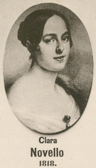 Clara Novello (gravyr) av English School