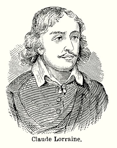 Claude Lorraine (litografi) av English School