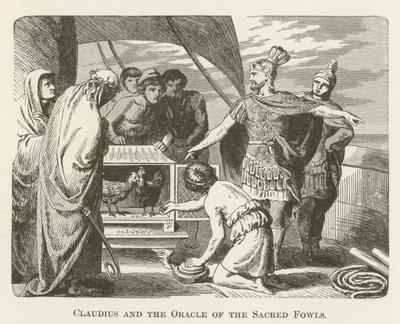 Claudius och de heliga hönsornas orakel av English School