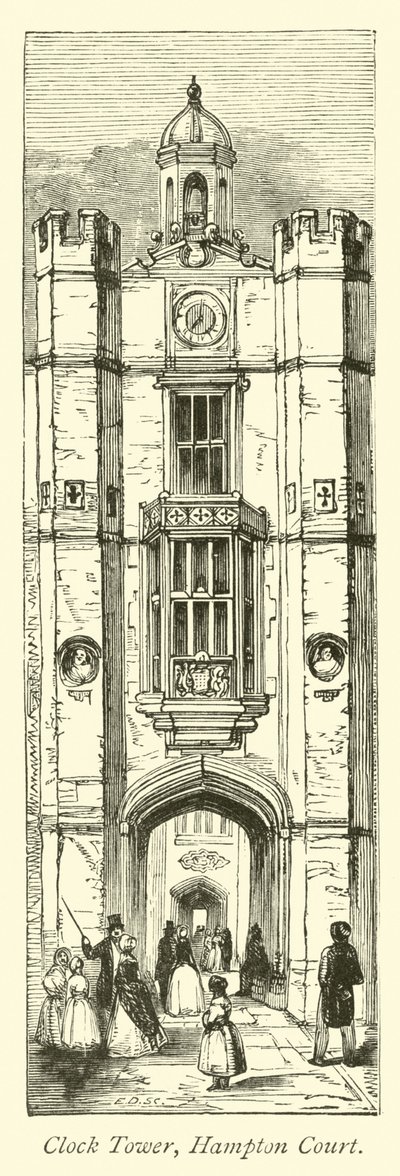 Klocktorn, Hampton Court av English School