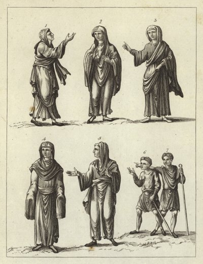 Anglo Saxons kläder av English School