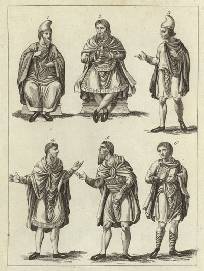 Anglo Saxons kläder av English School