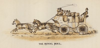 Coacher och coachning: The Royal Mail (litho) av English School