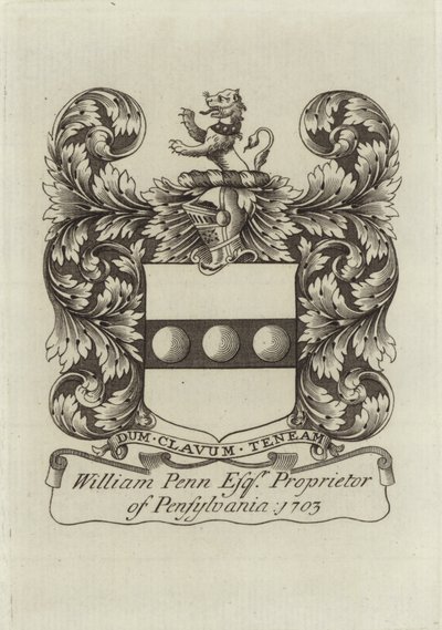 William Penns vapensköld av English School