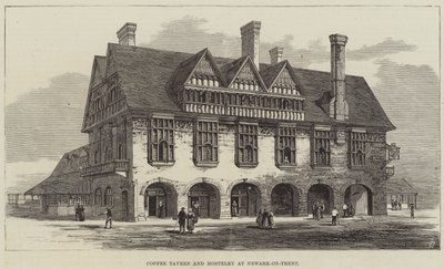 Coffee Tavern and Hostelry at Newark-on-Trent (gravyr) av English School