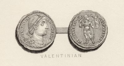 Mynt från Valentinianus tid av English School