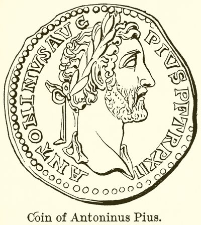 Antoninus Pius mynt av English School