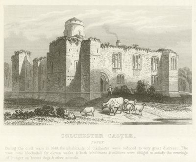 Colchester Castle, Essex (gravyr) av English School