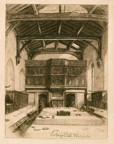 College Hall på Westminster School av English School