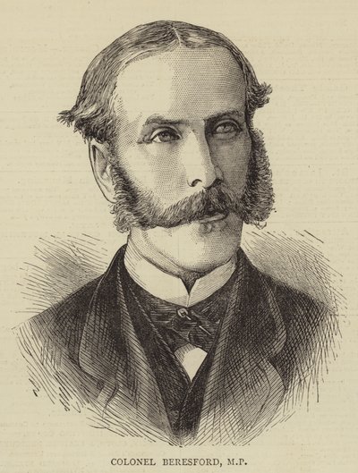 Överste Beresford, MP (gravyr) av English School