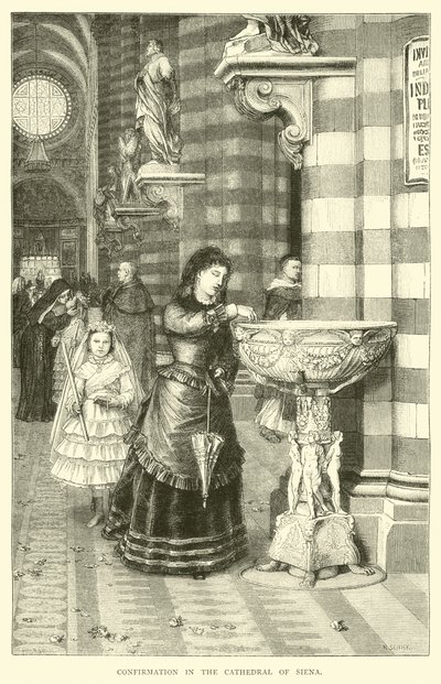 Konfirmation i katedralen i Siena av English School