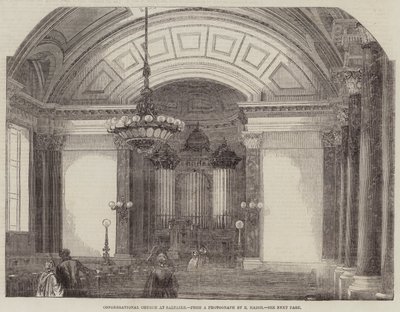 Congregational Church at Saltaire (gravyr) av English School
