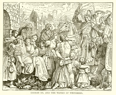 Conrad III och kvinnorna i Weinsberg av English School