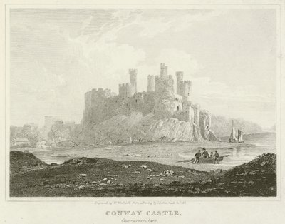Conway Castle, Caernarvonshire (gravyr) av English School