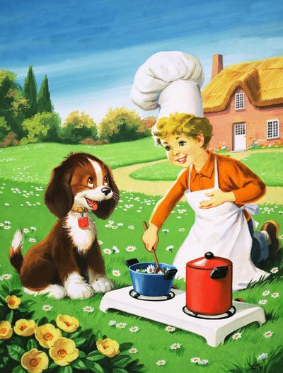 Matlagning utomhus av English School