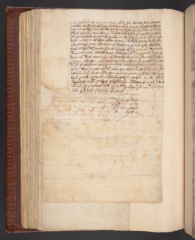 Kopia av ett brev från Lady Elizabeth Compton, därefter grevinnan av Northampton, till sin man, Harley MS 7003, f.158v (penna och bläck på papper) av English School