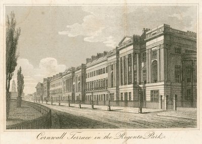 Cornwall Terrace, Regents Park, London av English School